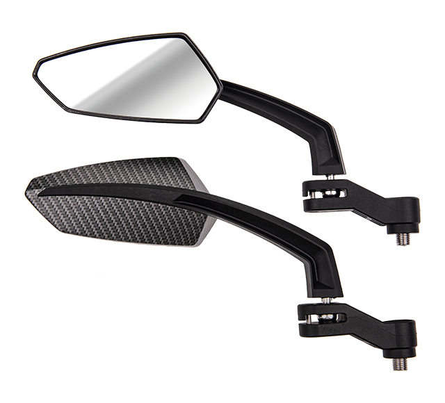 Addmotor Mirrors - Pair of 360u00b0 Rotatable Bike Rear Mirrors for Enhanced Safety and Road Visibility